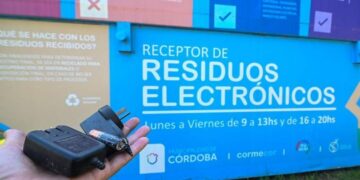 Ya son más de 1.500 kilos de residuos electrónicos recolectados por los vecinos de Córdoba