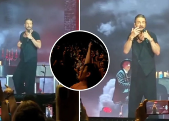 Una fan de Arjona se desnudó en pleno show y la reacción del cantante quedó registrada