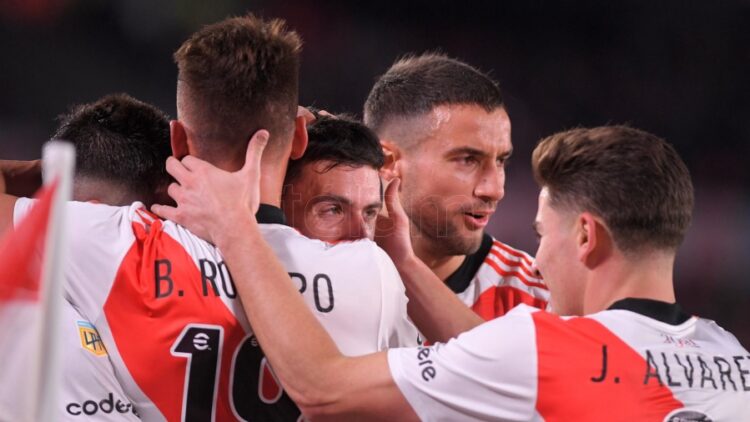 River venció a Lanús y reafirmó la levantada en el torneo