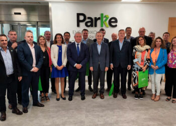 La delegación cordobesa se hizo presente en el Parque Tecnológico de Bizkaia