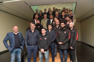 Luego de salir campeón, Schiaretti recibió al plantel de Instituto