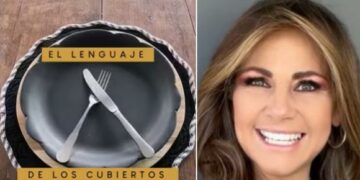 ¿Qué significan las posiciones en las que dejamos los cubiertos después de comer?