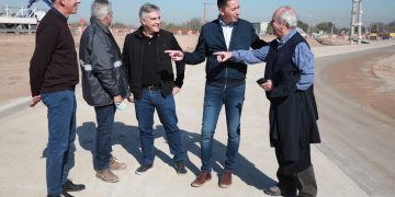 Calvo y Llaryora recorrieron juntos dos obras viales que la Provincia encara en la Ciudad