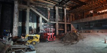 Continúan las obras de restauración en el Teatro Comedia
