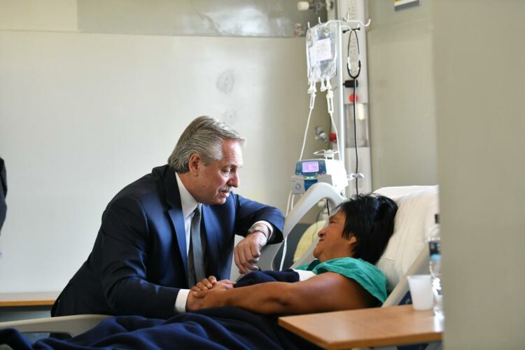Fernández viajo a Jujuy para visitar a Milagro Sala, quien se encuentra internada
