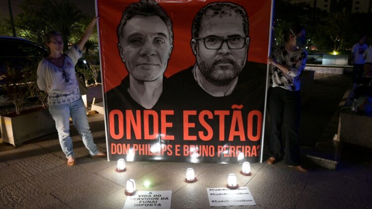 Encontraron restos humanos donde desaparecieron un periodista y un indigenista en Brasil