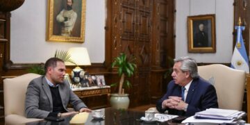 Gill calificó de «muy positivo» el encuentro con el Presidente