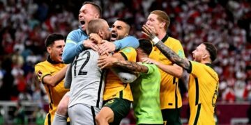 Australia venció a Perú y clasificó al Mundial de Qatar