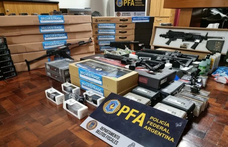Desbarataron una banda que distribuía armas ilegalmente