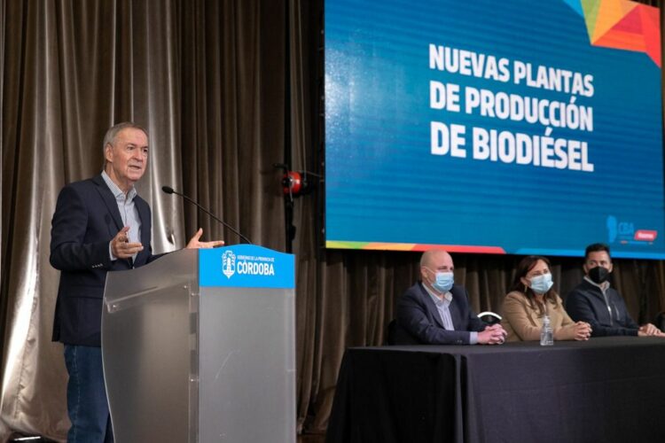 Córdoba construirá 20 plantas de biodiésel