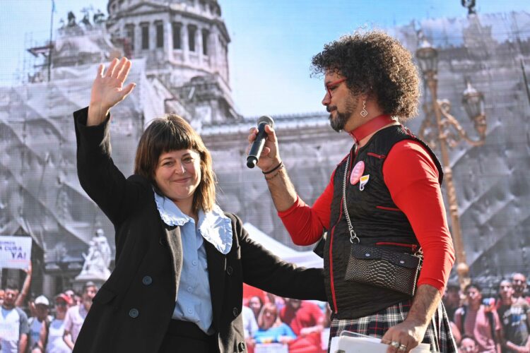 La diputada Carolina Gaillard. Fuente: Télam.