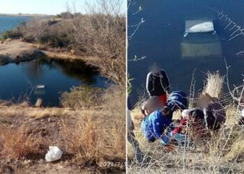 Dos adolescentes perdieron el control manejando y terminaron hundiendo el auto en el lago Piedras Moras