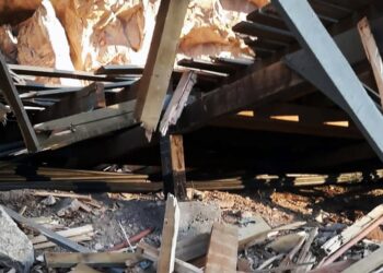 Un desprendimiento de piedras provocó destrozos en el sendero de la Cueva de las Manos