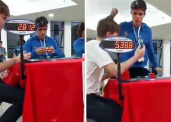 Un joven argentino batió el récord de armado de cubo Rubik