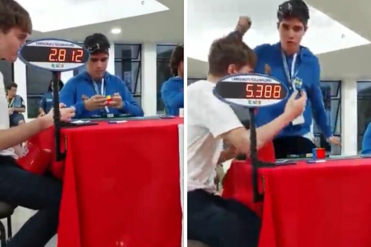 Un joven argentino batió el récord de armado de cubo Rubik
