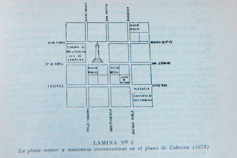 Así fueron los primeros trazados arquitectónicos de la Ciudad de Córdoba