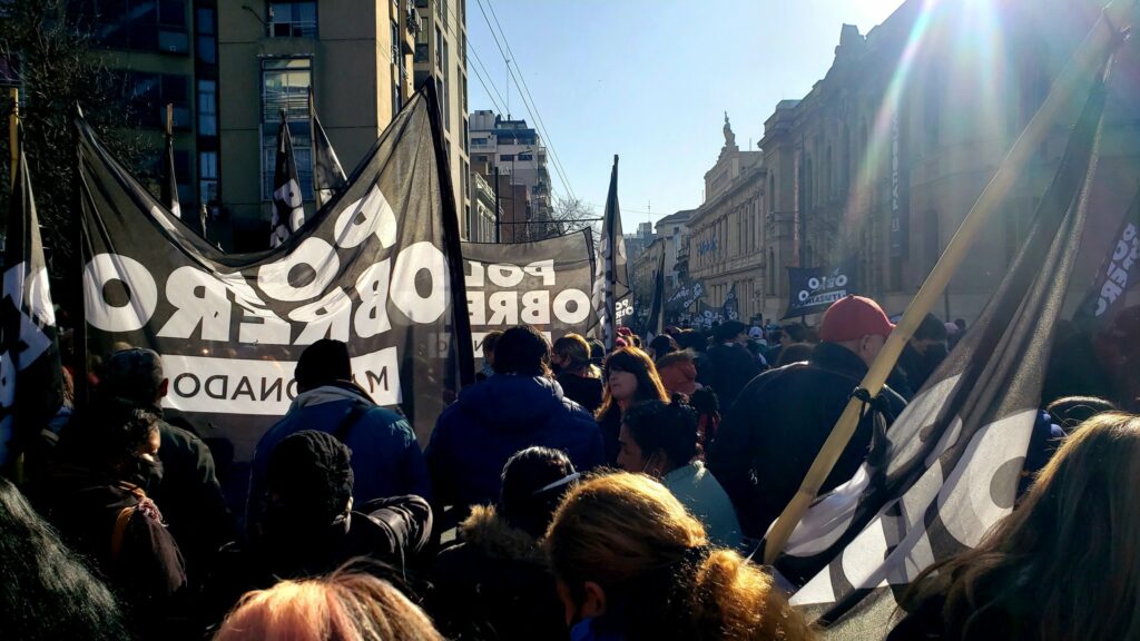 Mañana agitada en el Centro de Córdoba tras la marcha del Polo Obrero