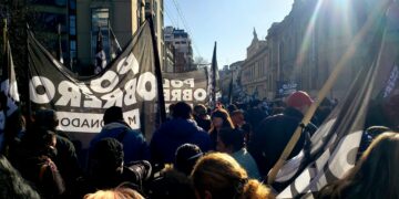 Mañana agitada en el Centro de Córdoba tras la marcha del Polo Obrero