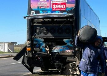 Chocó el colectivo en el que viajaba el plantel de Unión de Santa Fe a Córdoba