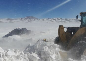 Una familia cordobesa fue rescatada después de estar tres días varados por una tormenta de nieve