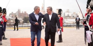 Nueva cumbre en el Centro Cívico: Schiaretti recibió a Jalil