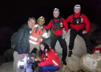 Una pareja de turistas se extravió en el río Mina Clavero y tuvo que ser rescatada