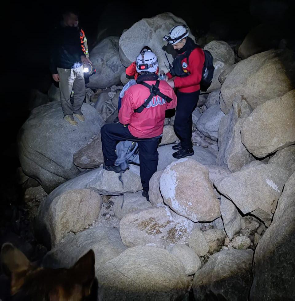 Una pareja de turistas se extravió en el río Mina Clavero y tuvo que ser rescatada