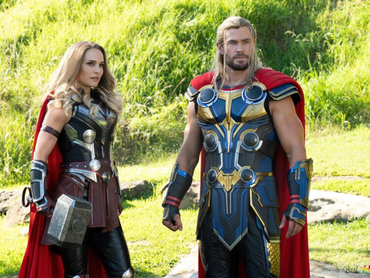 El considerado gesto de Chris Hemsworth antes de besar a Natalie Portman en Thor