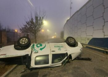 Un vehículo cayó al vacío y otro despistó en las inmediaciones de Villa Carlos Paz