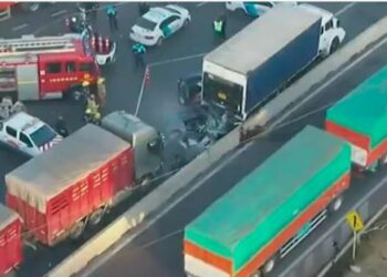 Persecución y accidente fatal en la Panamericana