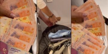 Estadounidense se viraliza tras cambiar US$ 40 por pesos: “Me siento tan rica en la Argentina”