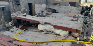 Una explosión destruyó su casa