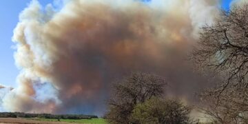 El incendio en Salsipuedes fue contenido
