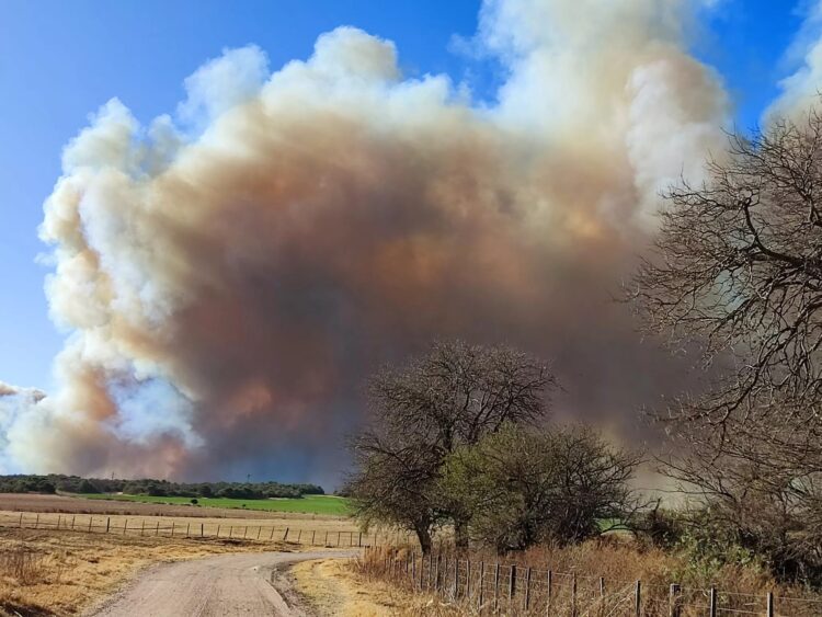 El incendio en Salsipuedes fue contenido