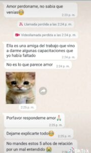Atrapó a su esposo siéndole infiel y él le ofreció la excusa más insólita para que lo perdone