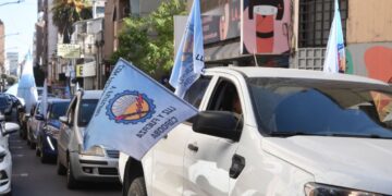 Caravana de Luz y Fuerza contra las tercerizaciones