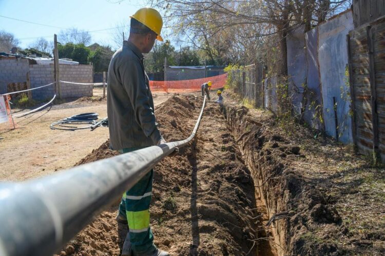 Continúan las obras para el acceso al agua potable