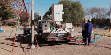 Otra niña se electrocutó en la plaza de barrio el Chingolo III