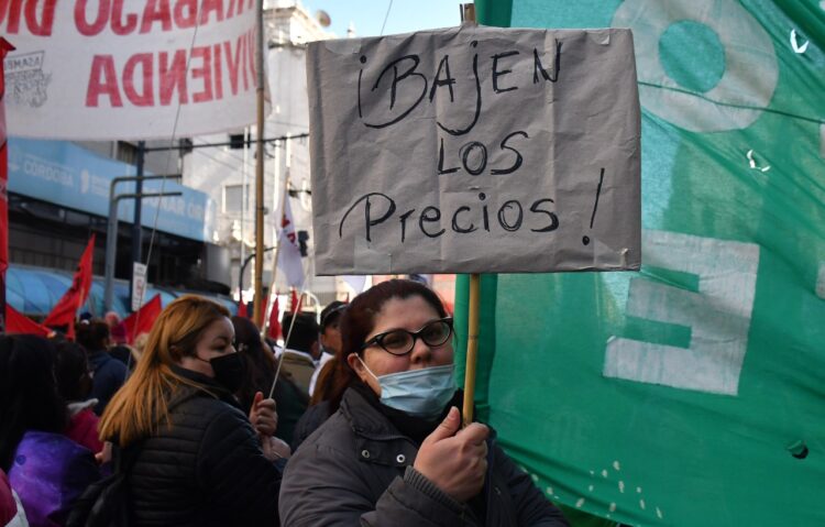 Barrios de Pie y el Polo Obrero participaron de la manifestación en la ciudad.