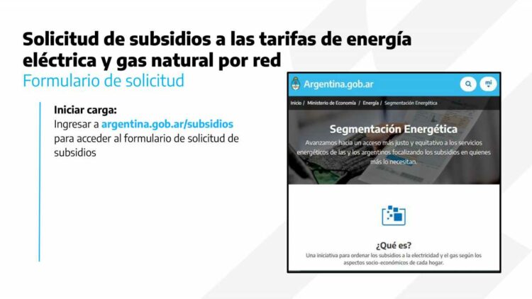 El Gobierno inició el proceso de segmentación de las tarifas de la energía eléctrica y el gas