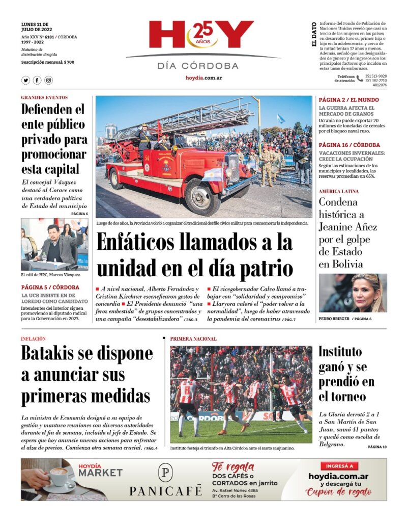 Portada 11.07.2022 Portada 11.07.2022