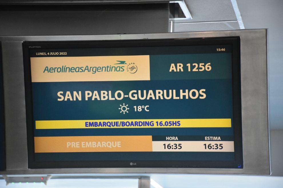 Inauguraron el vuelo directo entre Córdoba y San Pablo