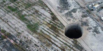 Investigan la aparición de un misterioso agujero gigante en el norte de Chile