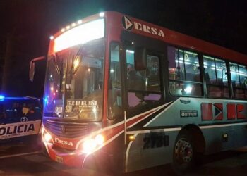 Balean a un chofer de Ersa mientras esperaba el colectivo