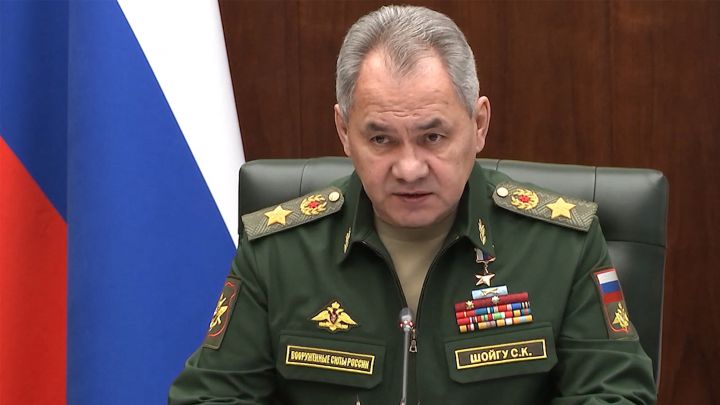 Ministro de Defensa de Rusia, Serguei Shoigu.