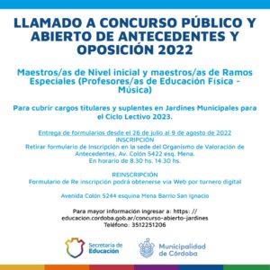 Está abierta la búsqueda para cubrir cargos titulares y suplentes de maestras