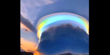 Captan en China un impresionante arcoíris nunca antes visto