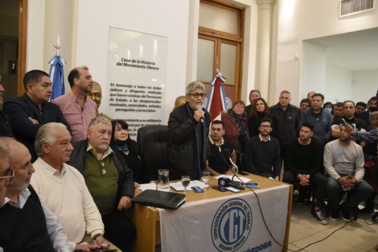 La CGT Córdoba reclamó la convocatoria a elecciones