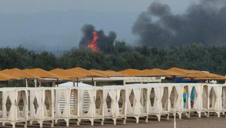 Rusia reportó explosiones en la base aérea de la anexada Crimea