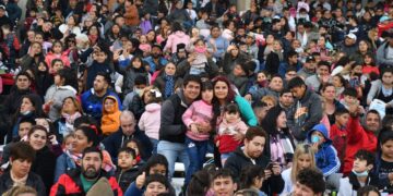 Masivo festejo en el estadio Kempes